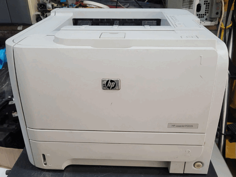 Máy in cũ HP P2035 in khỏe tốc độ nhanh hộp mực to hàng bền in tài liệu ổn định