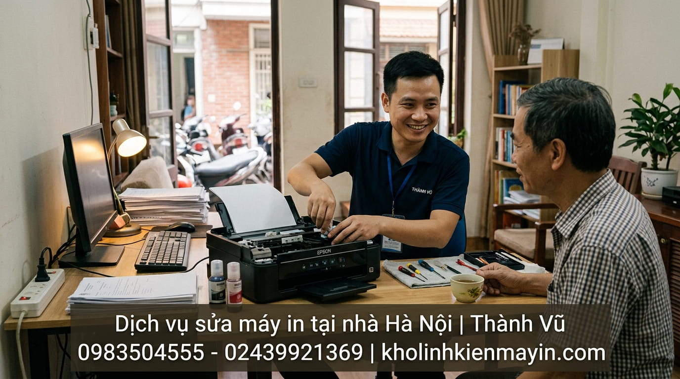 Bảo dưỡng máy in phun màu định kỳ giúp tránh tắc mực, lem màu và tăng tuổi thọ thiết bị.
