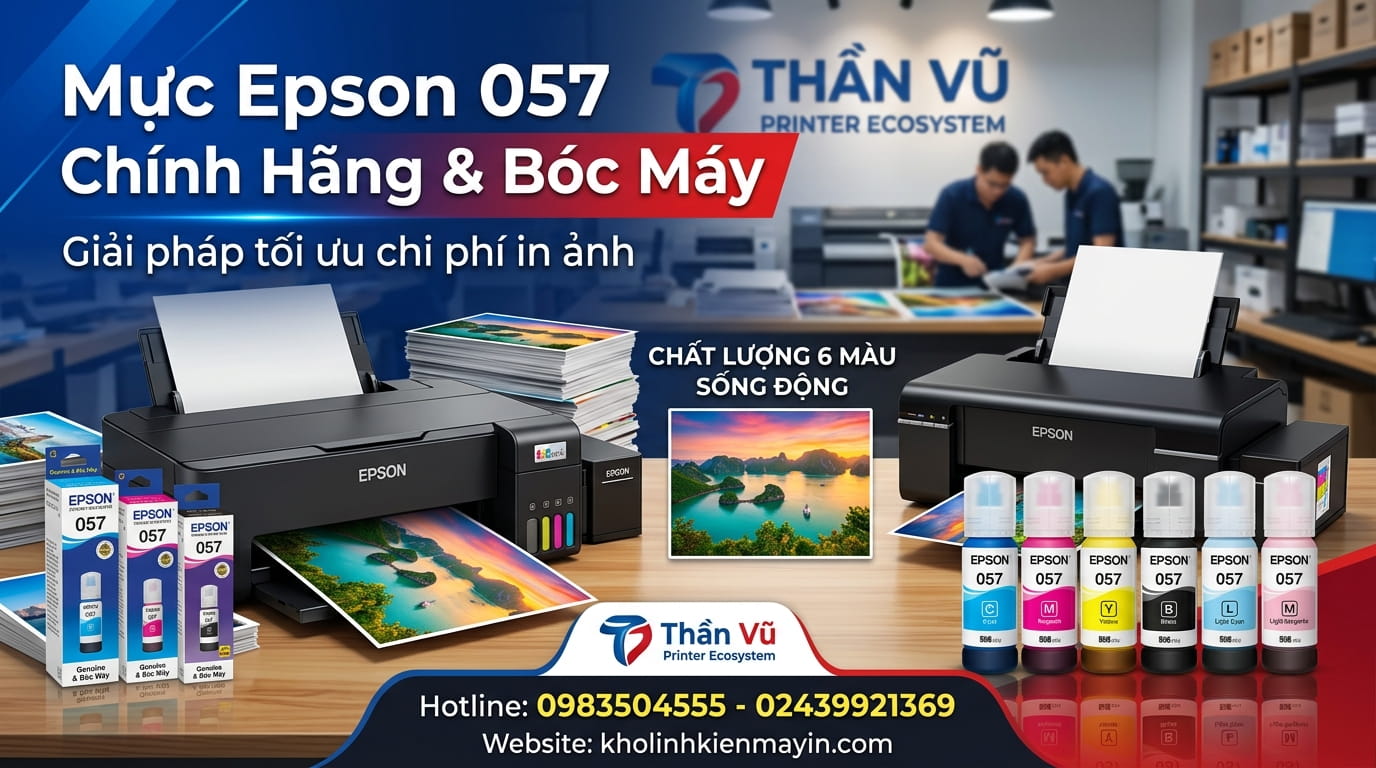 Báo Giá Mực Epson 057 Chính Hãng Mới Nhất 2026