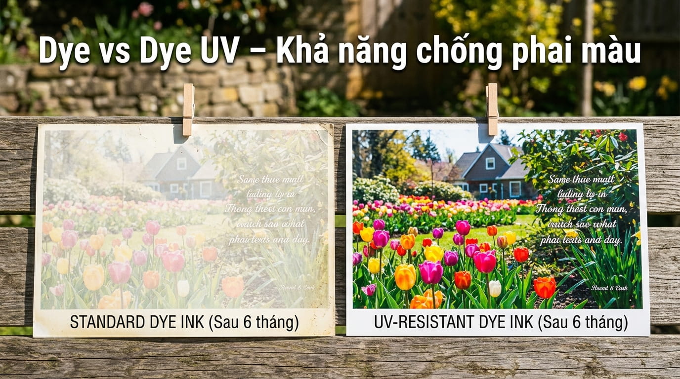 Phân tích chuyên sâu các dòng mực in phun màu phổ biến