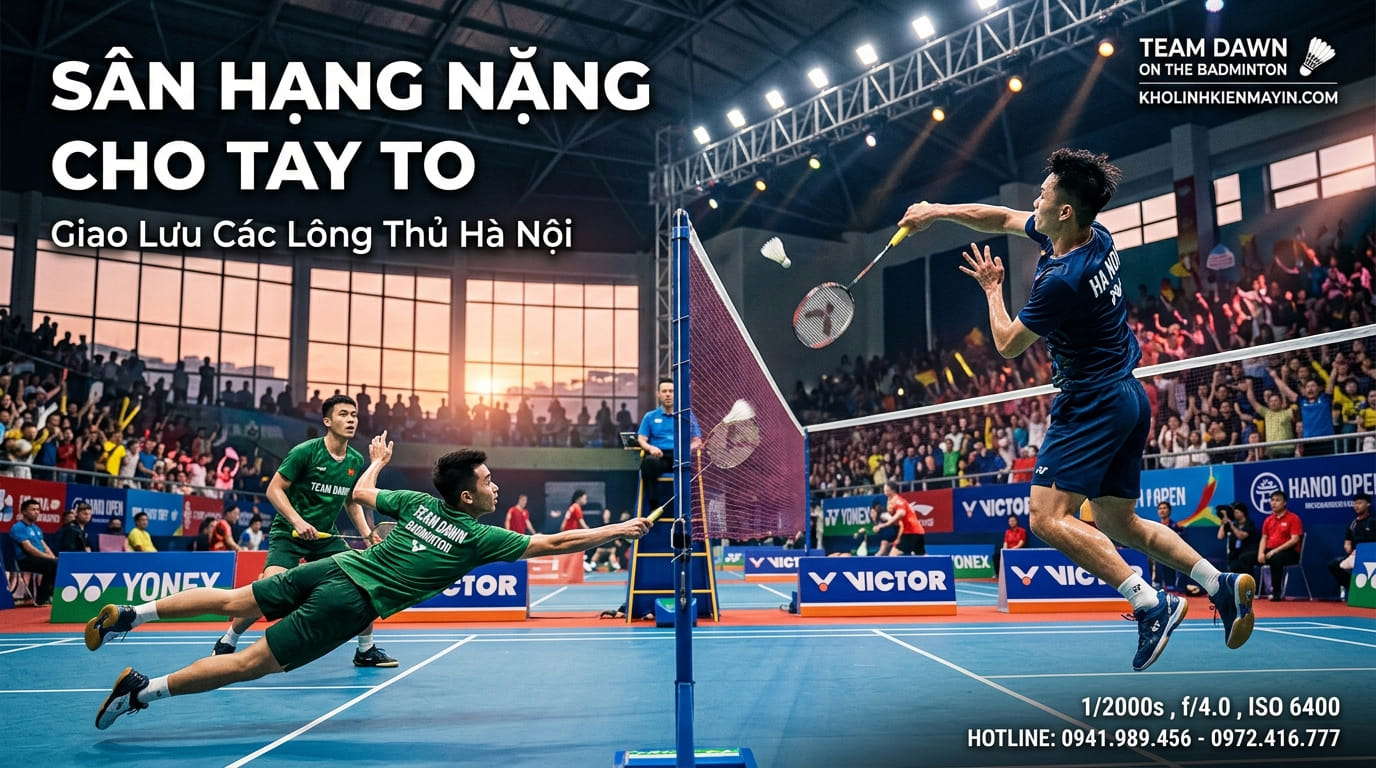 CLB cầu lông sáng sớm tại Bắc Từ Liêm Hà Nội giao lưu vui vẻ nâng cao sức khỏe
