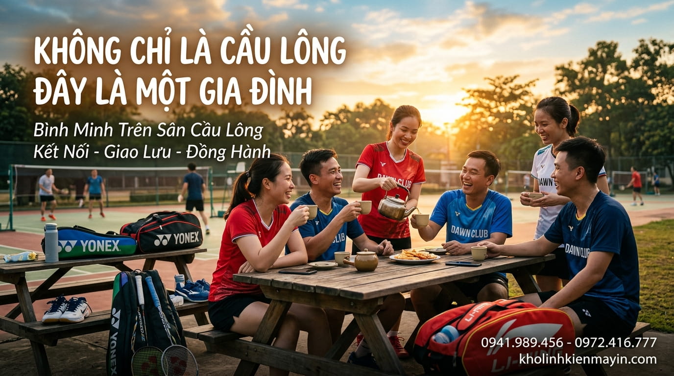 Sân cầu lông Bắc Từ Liêm giao lưu mỗi sáng từ 5h đến 7h15 cho mọi trình độ