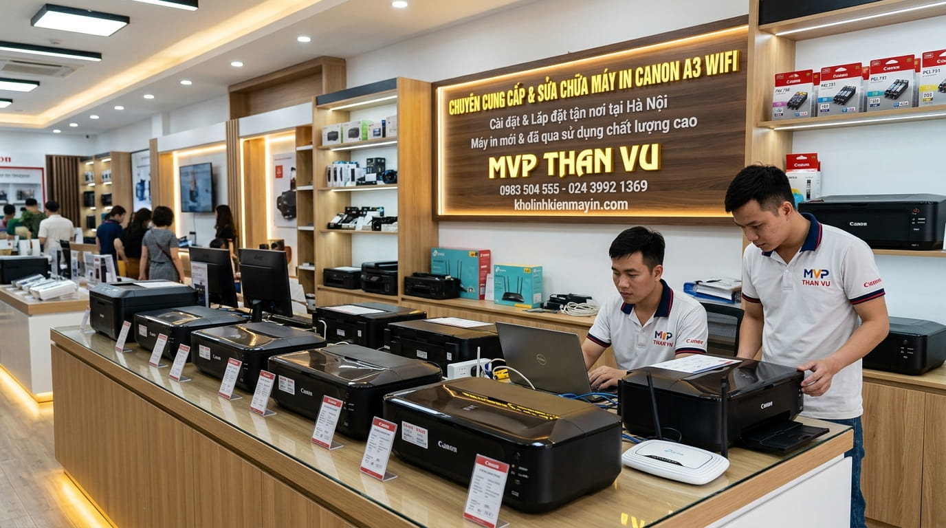 Cách cài driver WiFi máy in Canon IX6860 đúng chuẩn giúp nhận máy nhanh và ổn định.

