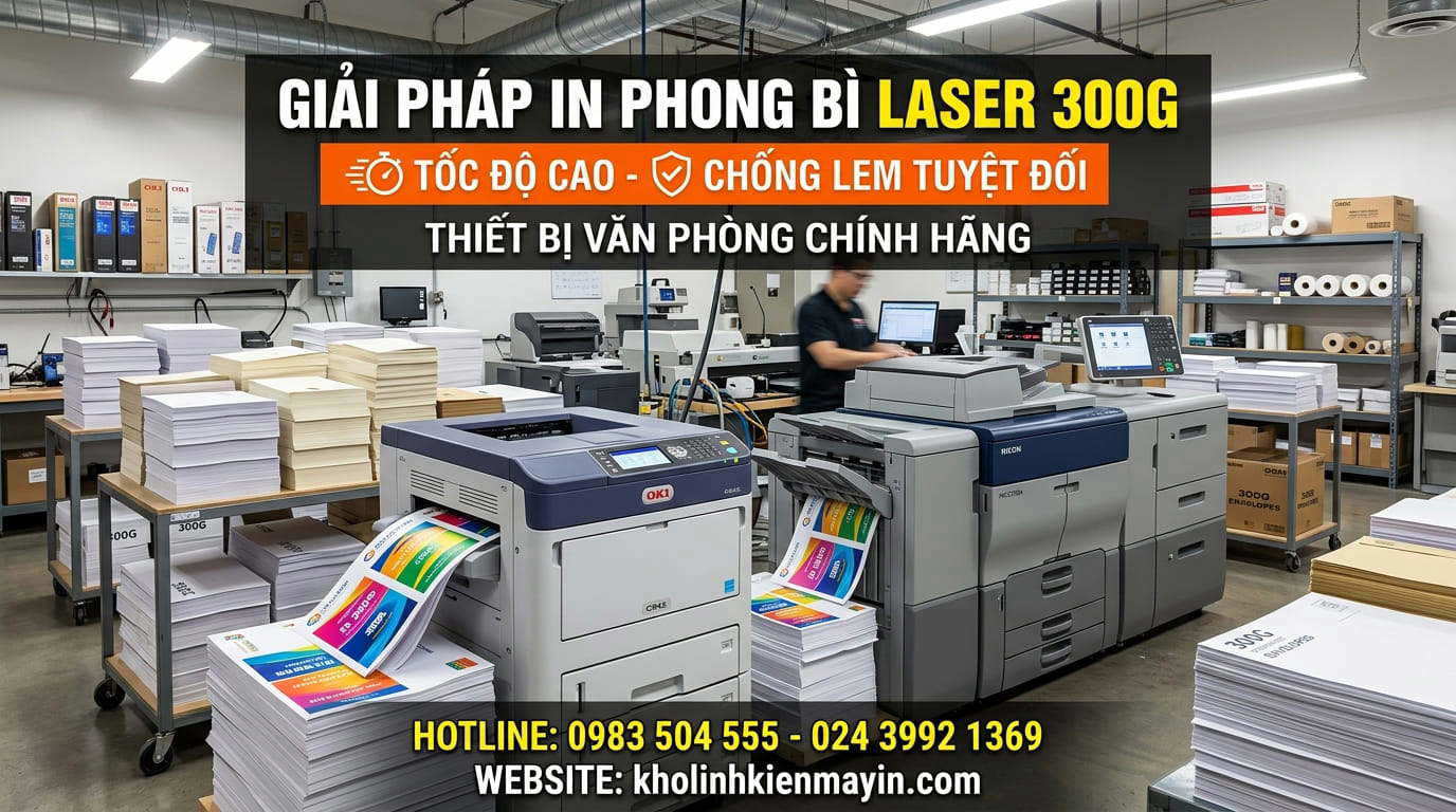 Tư vấn máy in màu in phong bì dày cho xưởng in, cửa hàng thiết kế và văn phòng quảng cáo.