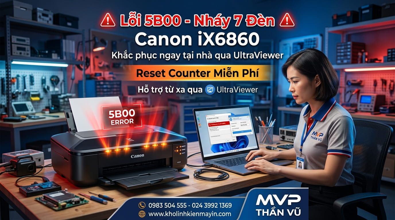 Hướng dẫn xóa lỗi 1700 máy in Canon iX6770 đơn giản và an toàn
