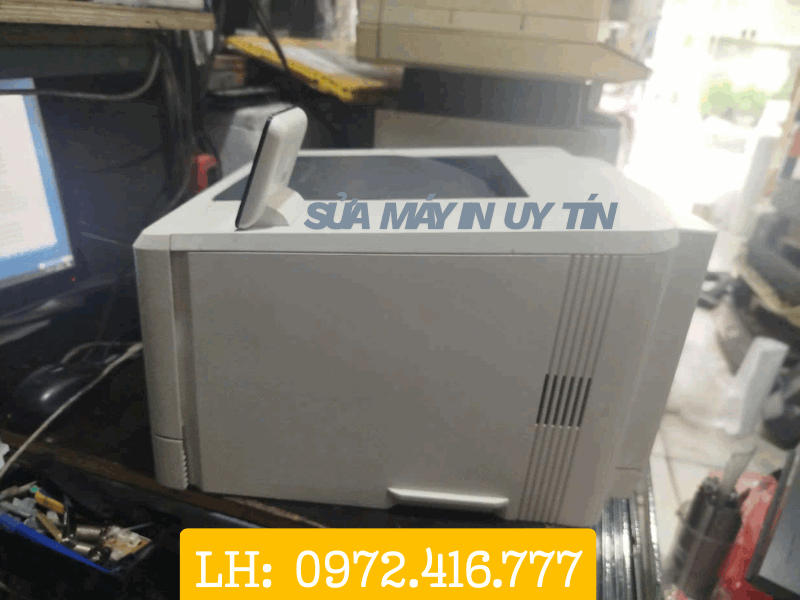 Sửa máy in laser màu HP M254dw in bị cách lề cuối quá rộng chuẩn
