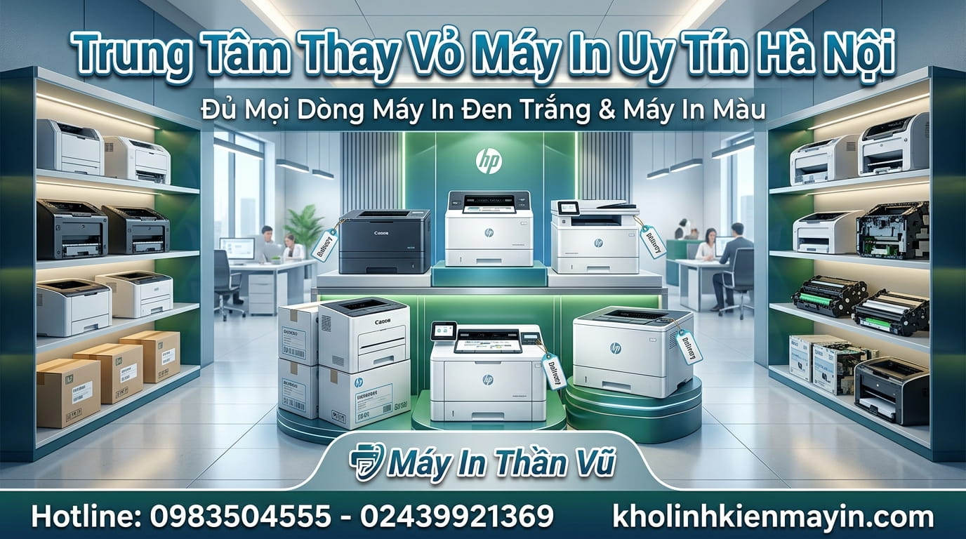 Thay vỏ khung xương máy in đen trắng máy in màu các mã luôn tại Hà Nội
