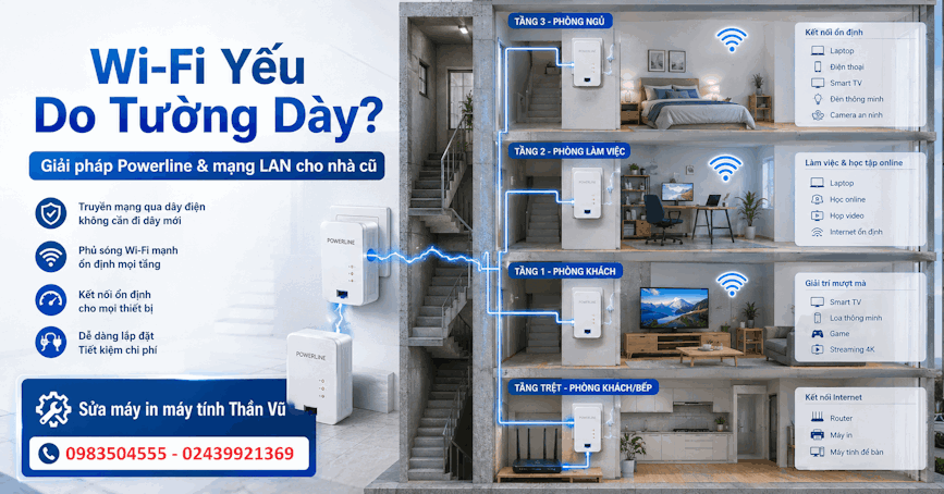 Cách khắc phục tình trạng Wi-Fi yếu trong nhà ống

