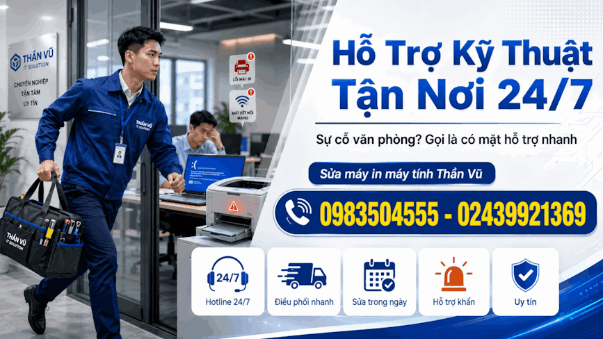 Dịch vụ sửa chữa tận nơi chuyên nghiệp, hỗ trợ kiểm tra và xử lý lỗi nhanh chóng tại nhà.