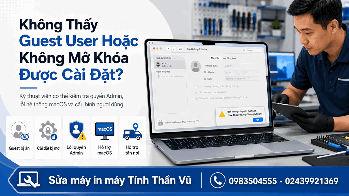 Tại Sao Cần Kích Hoạt Tài Khoản Guest macOS Ngay Hôm Nay
