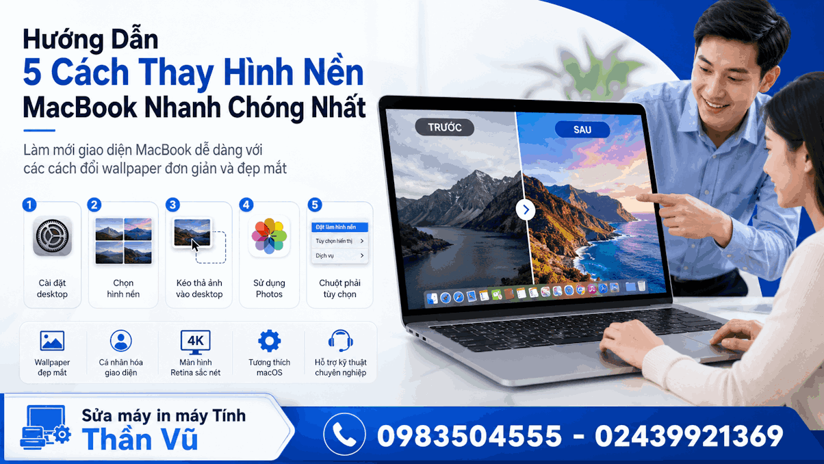 Hướng Dẫn 5 Cách Thay Hình Nền MacBook Nhanh Chóng Nhất