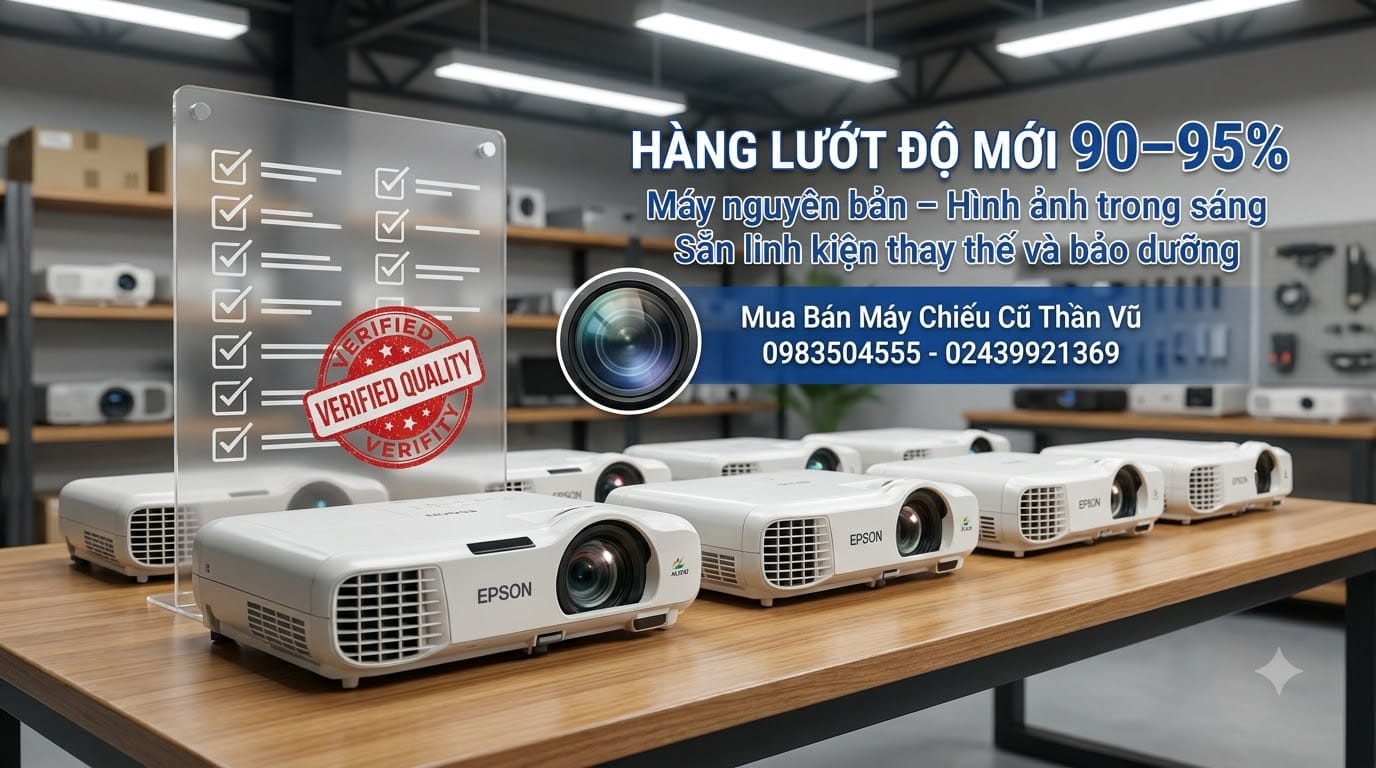 Máy Chiếu Cũ Epson EB-535W Hàng Chuẩn – Giá Tốt Nhất