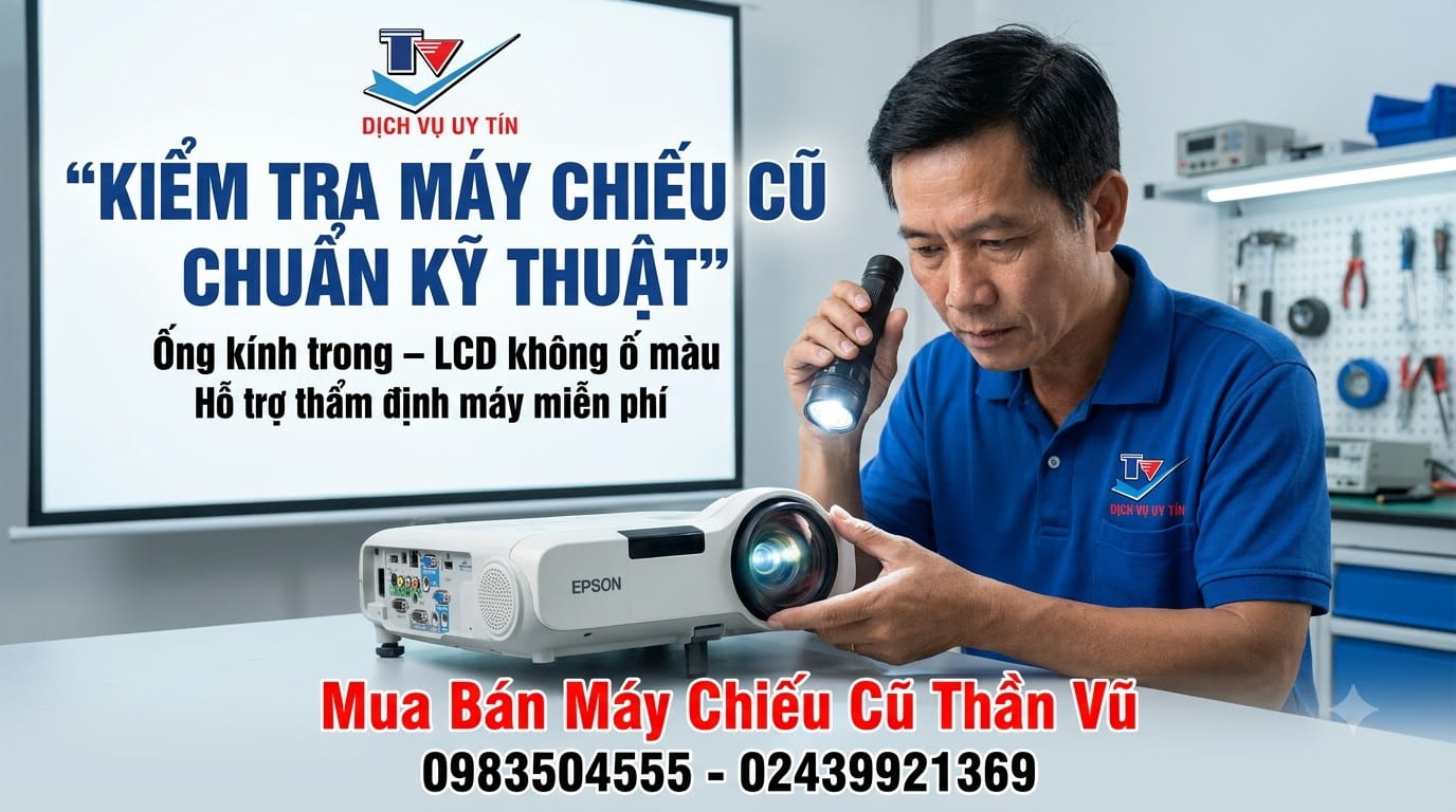 Epson EB-535W có thể tạo khung hình lớn khoảng 100 inch khi được lắp đặt gần màn chiếu
