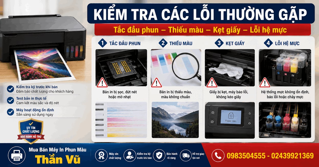 bố trí máy đang in nhiều tài liệu văn phòng, báo cáo và hợp đồng; phù hợp nhóm khách hàng cần máy hoạt động ổn định.