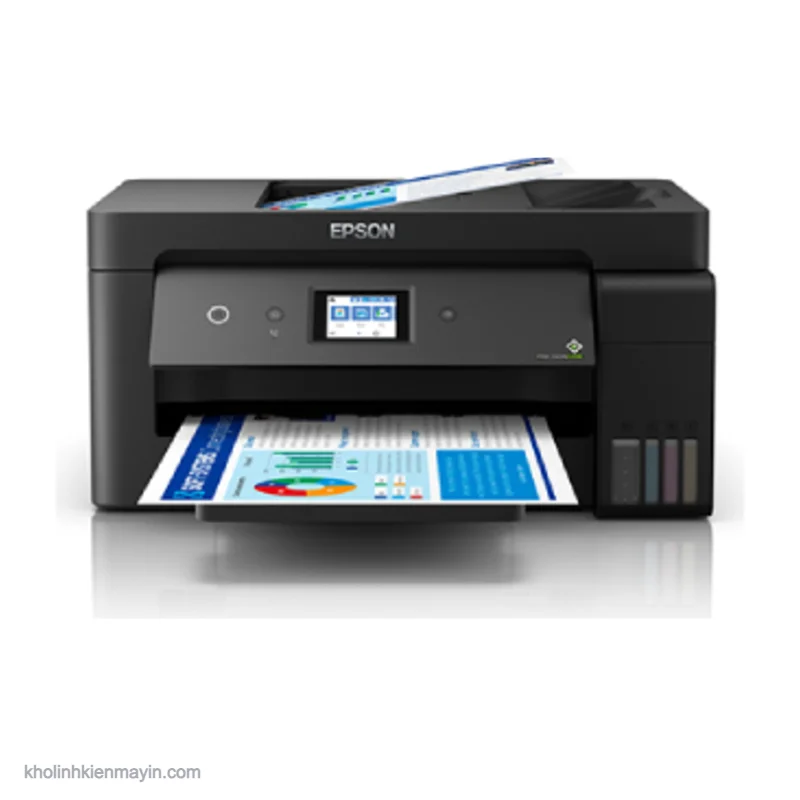 Máy In Phun Màu Epson L14150 Cũ: In A3+, Đa Năng Nhỏ Gọn
