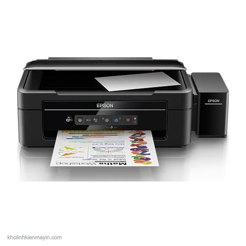 Máy In Phun Màu Epson L385 Cũ WiFi Đa Năng: Giải Pháp Rẻ