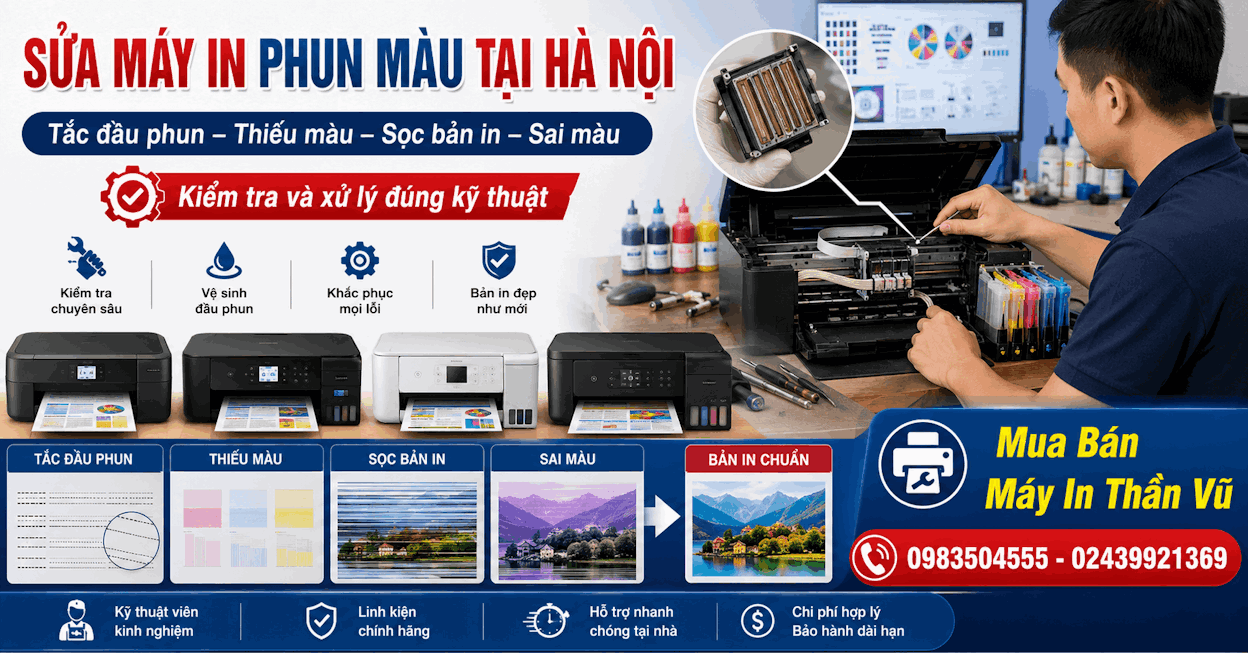 Kỹ thuật viên mặc đồng phục đang dùng dụng cụ chuyên dụng để kiểm tra máy trước mặt khách hàng, tạo cảm giác chuyên nghiệp và đáng tin cậy.