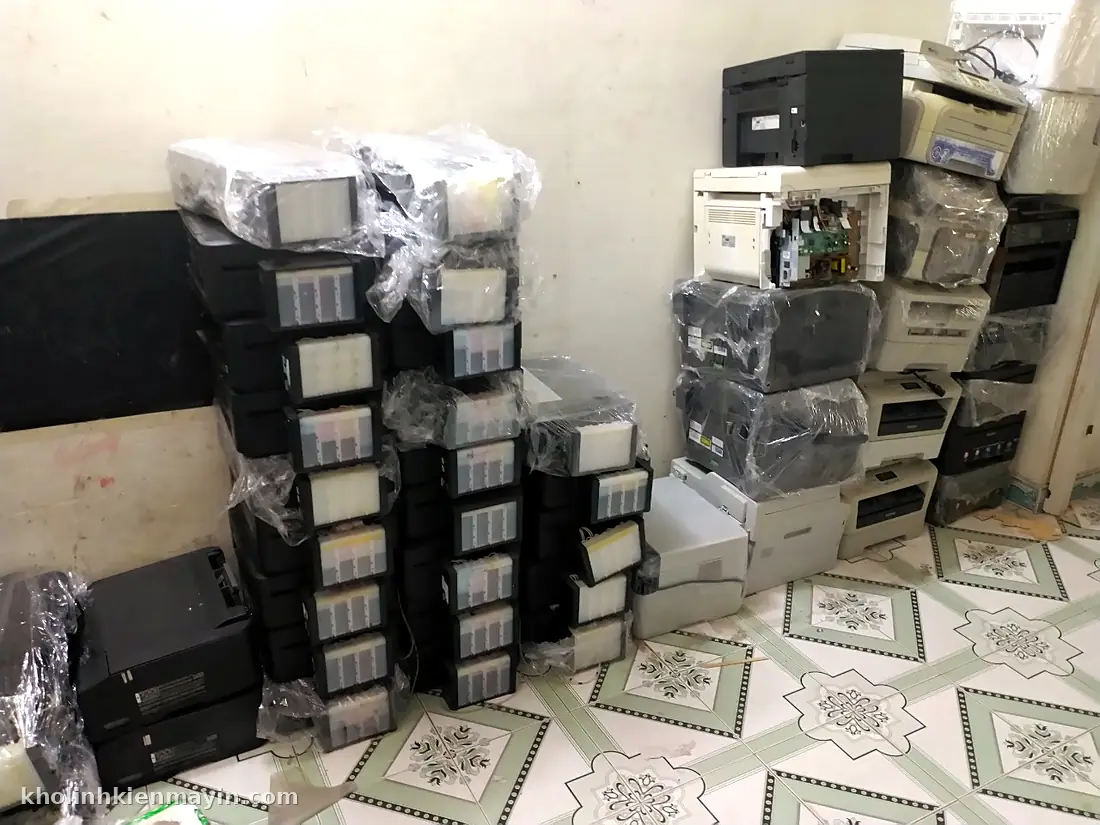 Kho máy in phun màu Epson cũ đã kiểm tra